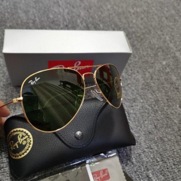 Unisex Ray Ban Aviator Sunglasses G-15 58mm - Picture 2 of 6